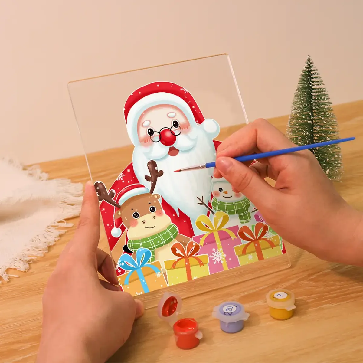The Santa - Christmas LED Paint by Number