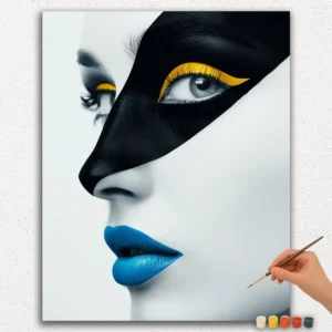 Side Look of a Woman - Paint By Numbers