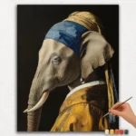 The Elephant - Paint by Numbers