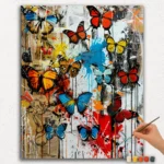Colorful Butterflies - Paint By Numbers
