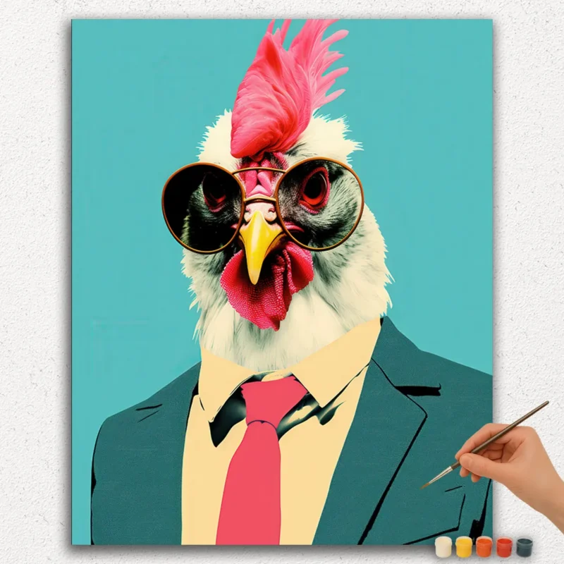 Cock As Boss - Paint by Numbers