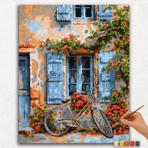 Red Cycle and Old House