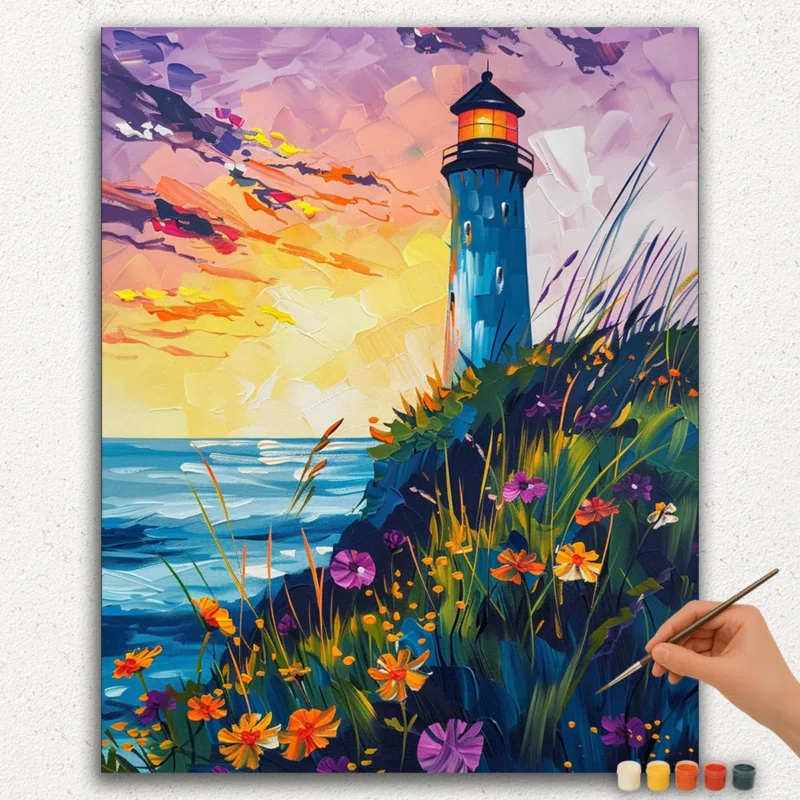 Lighthouse and Clouds