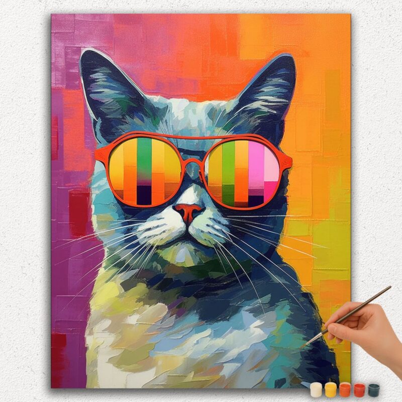 Cat With Sun Glasses
