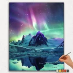 Aurora and Mountains