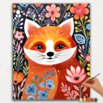 Fox and Flowers