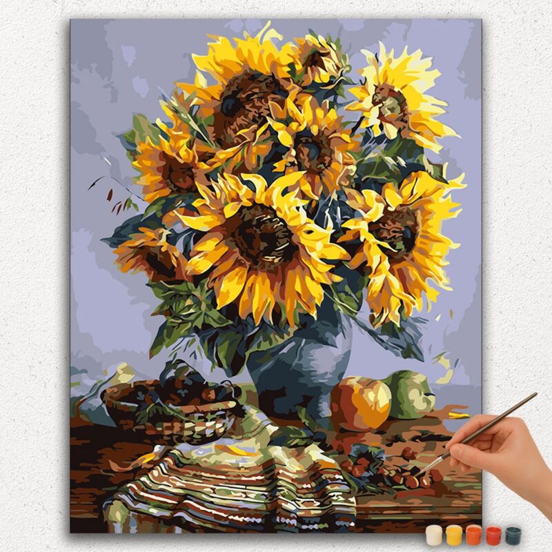 Sunflowers in Vase