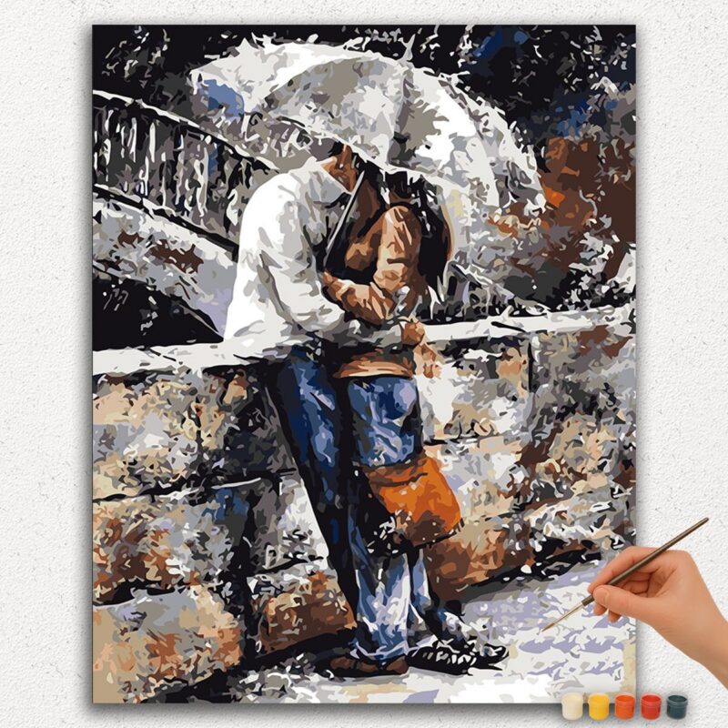 Couple in Rain