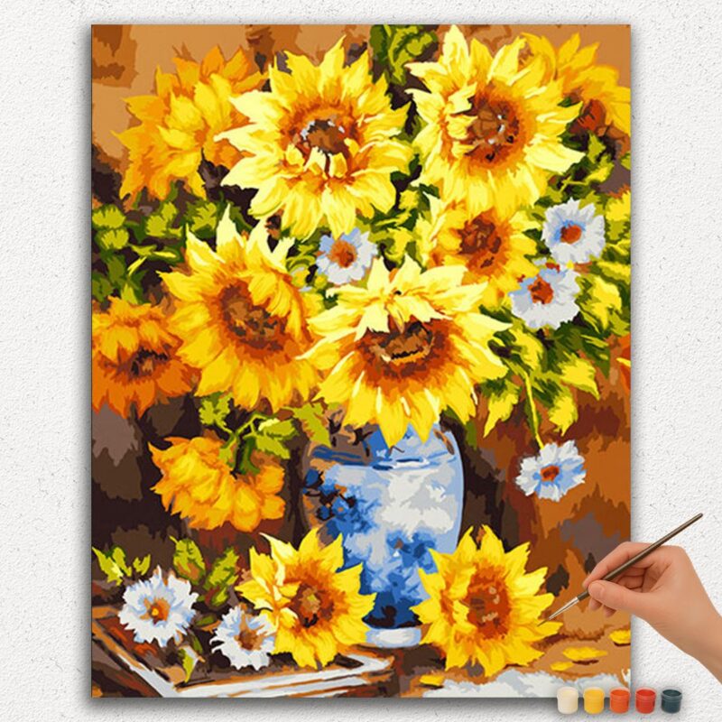 Sunflowers in Vase
