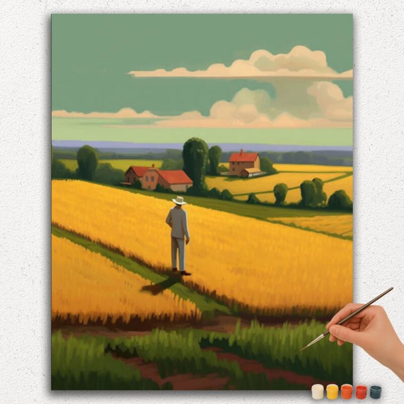 Golden Fields - Paint by Numbers
