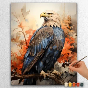 Vibrant Eagle in Alaska