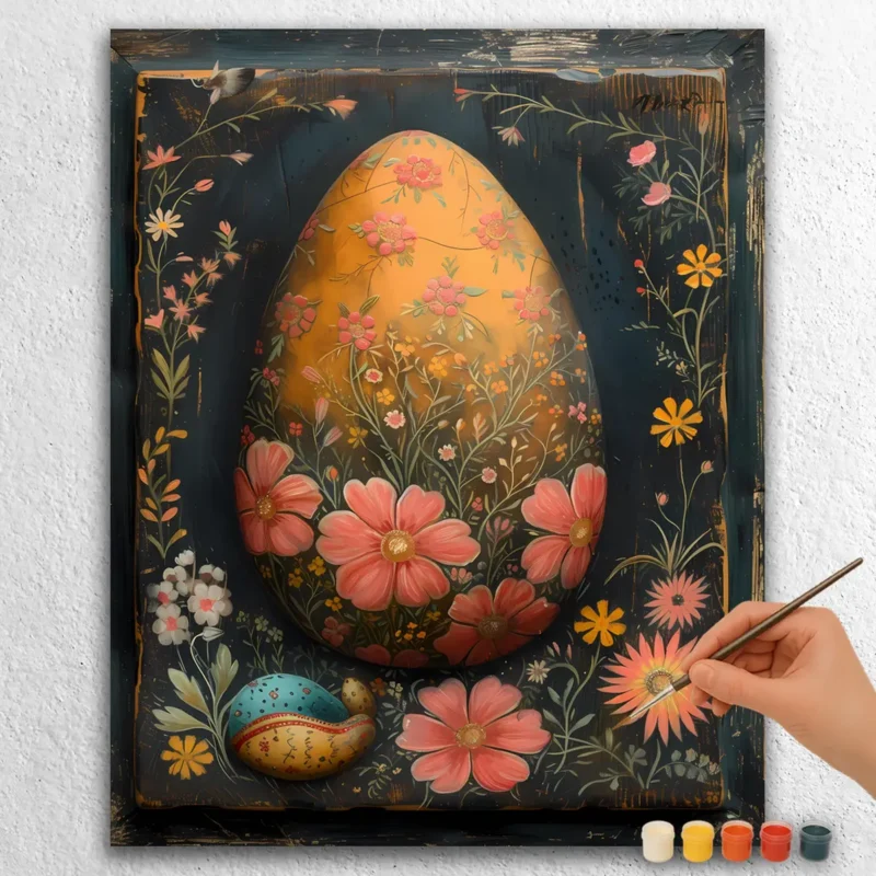 Chalkboard Easter Egg