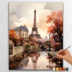 Eiffel Tower in Autumn