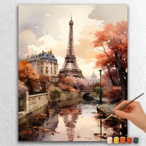 Eiffel Tower in Autumn