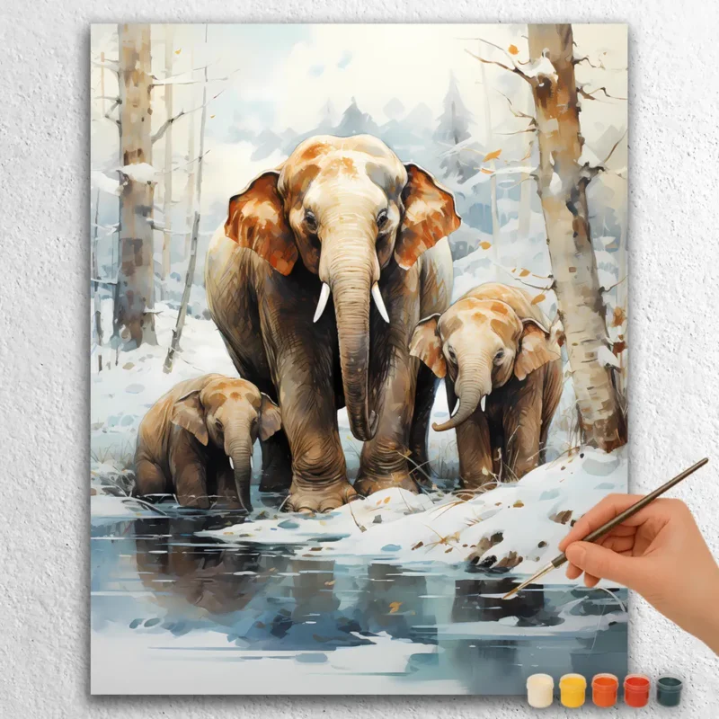 Cute Arctic Elephants