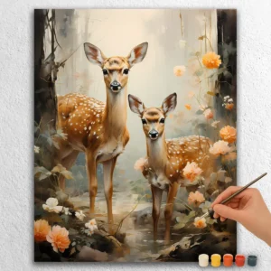 Cute Woodland Deer