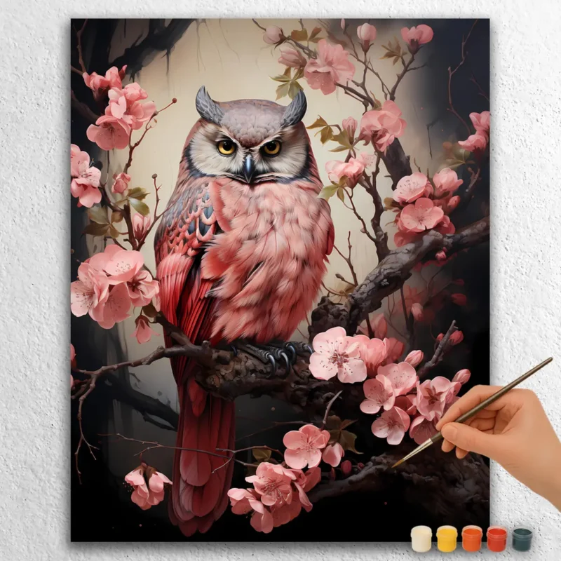 Dusty Pink on a Branch