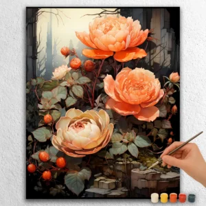 Poppies Flowers in Garden