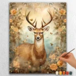 Reindeer in Enchanted Garden