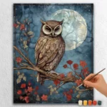 Enchanted Moon and Owl