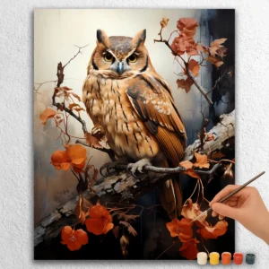 Majestic Owl Fall Wildfire