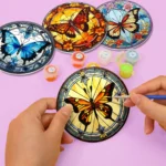 The Butterflies - Custom Coaster Paint by Numbers