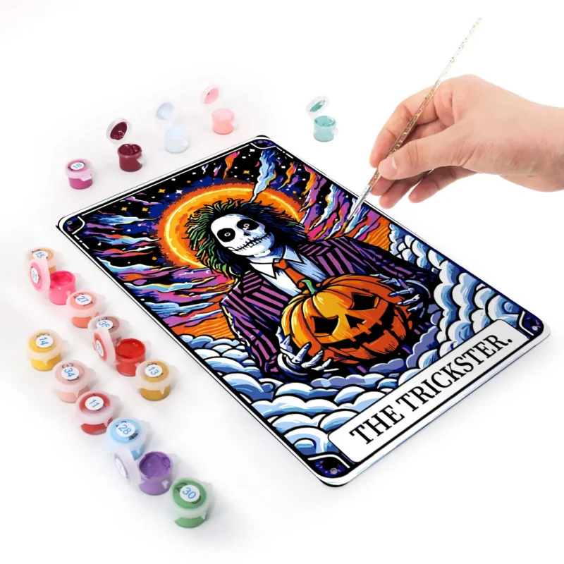 The Trickster Halloween - DIY Metal Poster