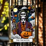 Trickster Halloween DIY Metal Poster