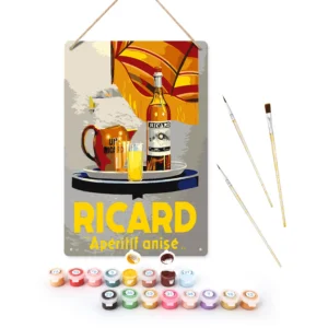 Ricard Bar Metal Poster