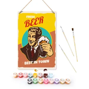 Fresh Beer DIY Metalen Poster