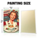 Vintage Woman - DIY Metal Poster