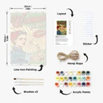 Woman Power DIY Metal Poster