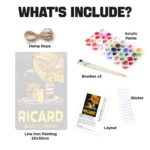 Ricard Wine Bar Metal Poster