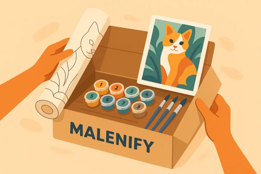 MaleniFY paintings by numbers - Paint by Numbers