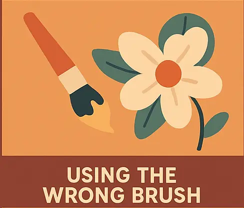 Wrong Brush - Paint by Numbers