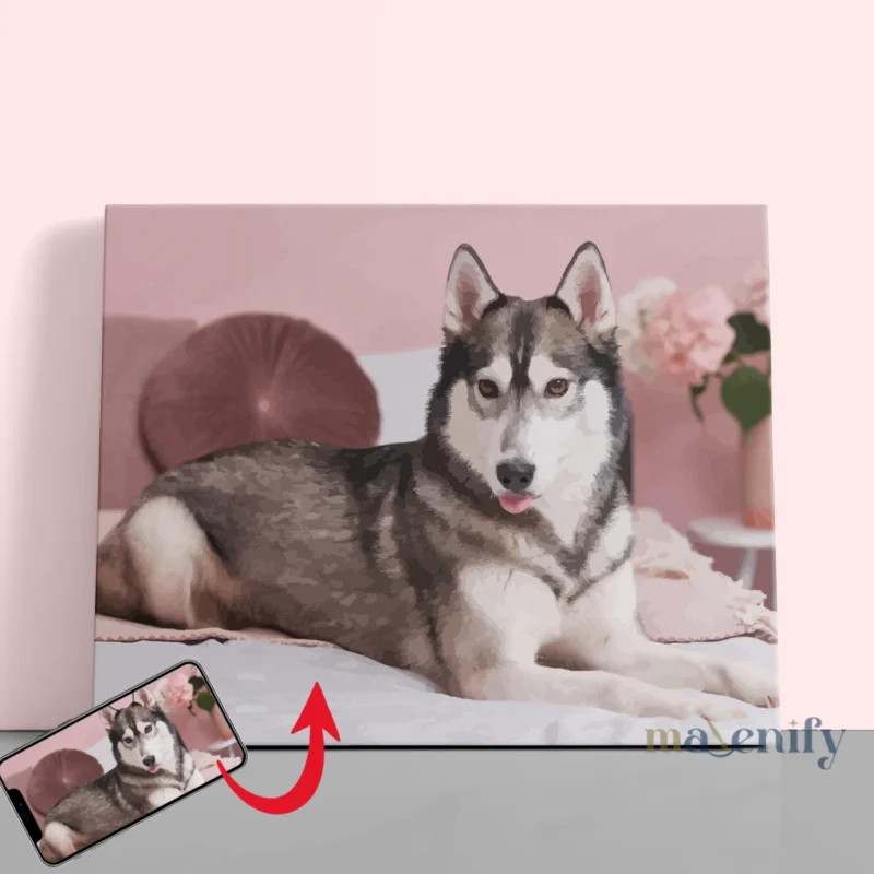 Personalized Pet Portrait Paint by Numbers: Turn Your Furry Friend in Artwork