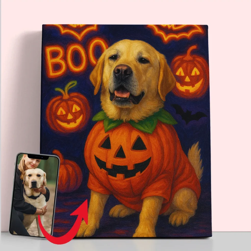 Paws, Potions & Portraits: Custom Halloween Masterpiece of Your Pet 2 - Paint by Numbers Custom Halloween Pet Portrait